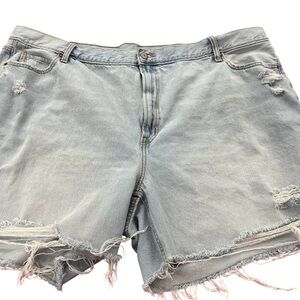 Old Navy Blue Faded Jean Shorts